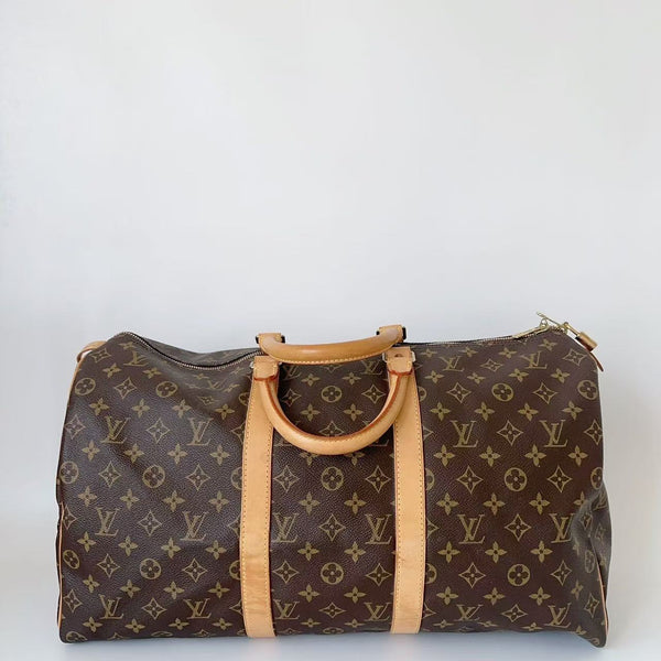 Pre-owned Louis Vuitton Keepall Bag Monogram Canvas 50