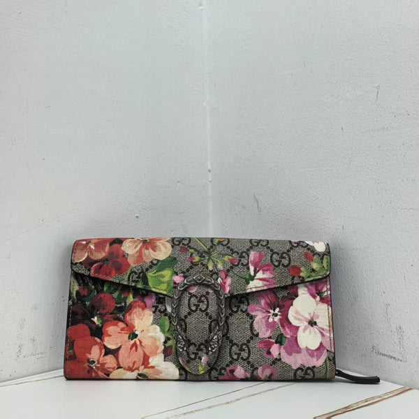 Pre-owned Gucci Dionysus GG Canvas Floral Crossbody