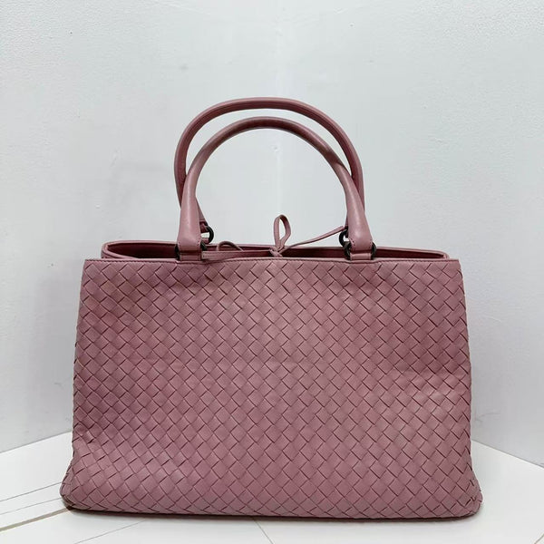 Pre-owned Bottega Veneta Milano Tote Intrecciato Nappa Large