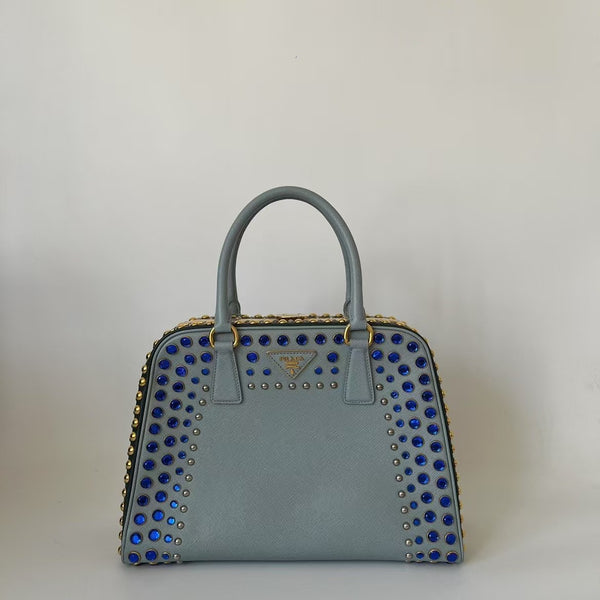 Pre-owned Prada Limited Show Piece Crystal Handbag