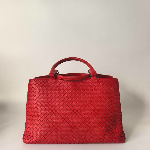 Pre-owned Bottega Veneta Cabat Tote Intrecciato Nappa Medium