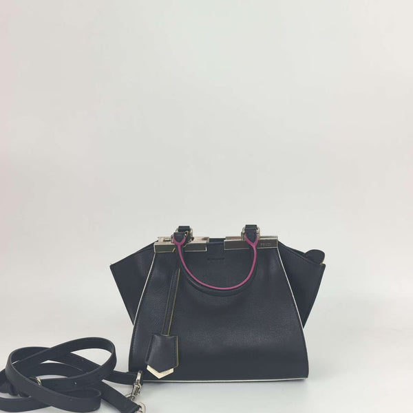 Pre-owned Fendi Petite 3Jours Bag Leather