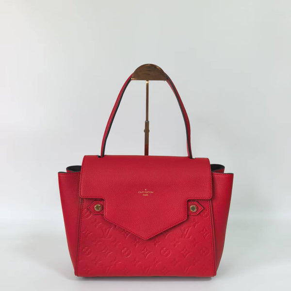 Pre-owned Louis Vuitton Handbag Monogram Empreinte Leather MM