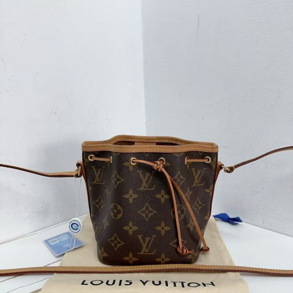 Pre-owned Louis Vuitton Noe Handbag Monogram Canvas Nano