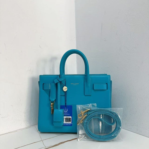Pre-owned Saint Laurent Sac de Jour Bag Leather Nano
