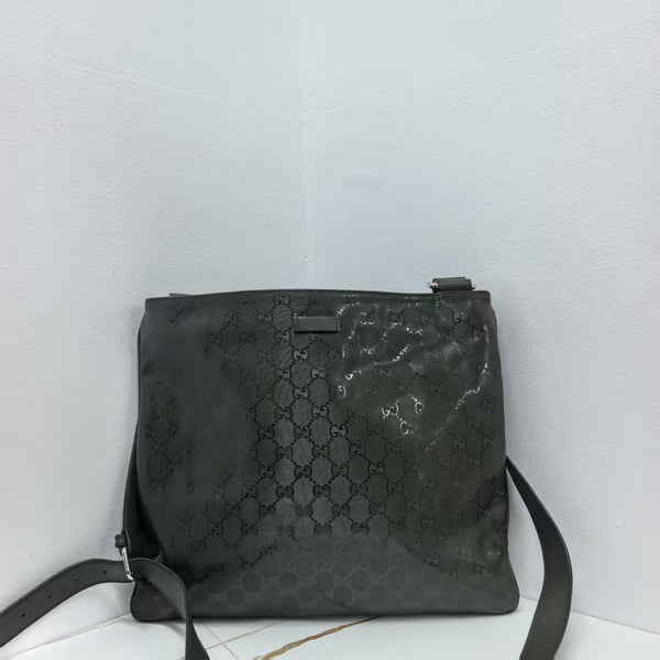 Pre-owned Gucci Unisex GG Logo Crossbody