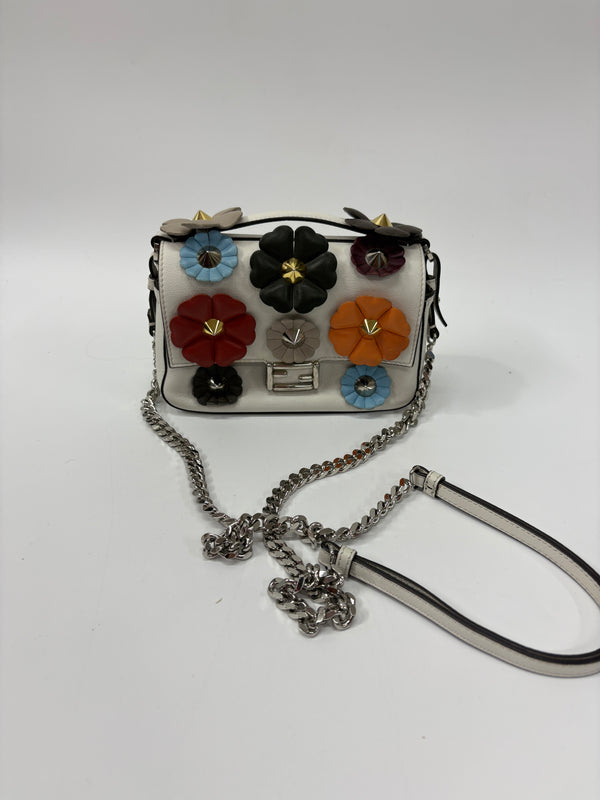 Pre-owned Fendi Micro Double Baguette Summer Limited