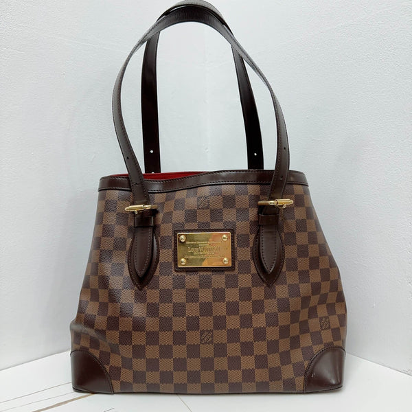 Pre-owned Louis Vuitton Hampstead Handbag Damier MM