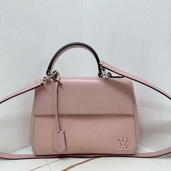 Pre-owned Louis Vuitton Cluny Top Handle Bag Epi Leather BB