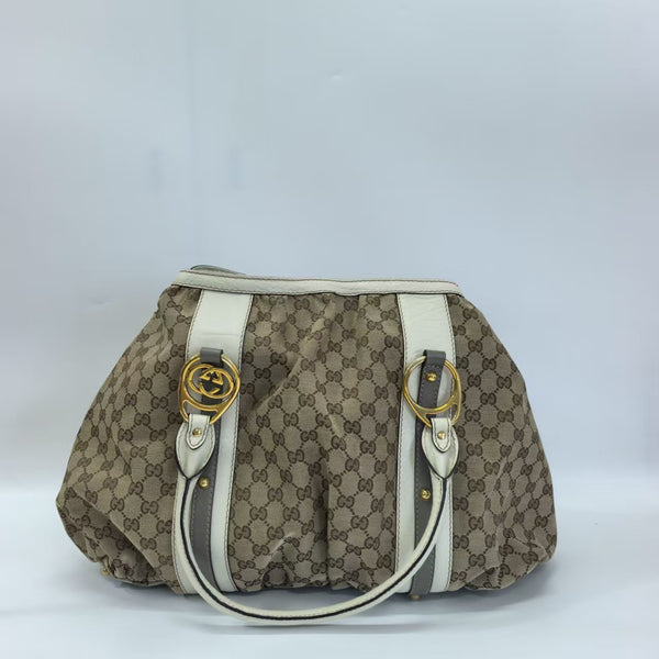 Pre-owned Gucci Vintage GG Logo Tote