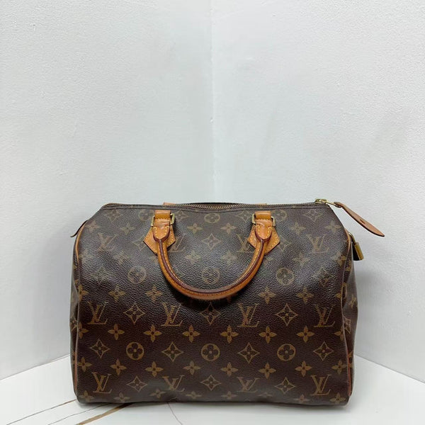 Pre-owned Louis Vuitton Speedy30 Monogram Crossbody