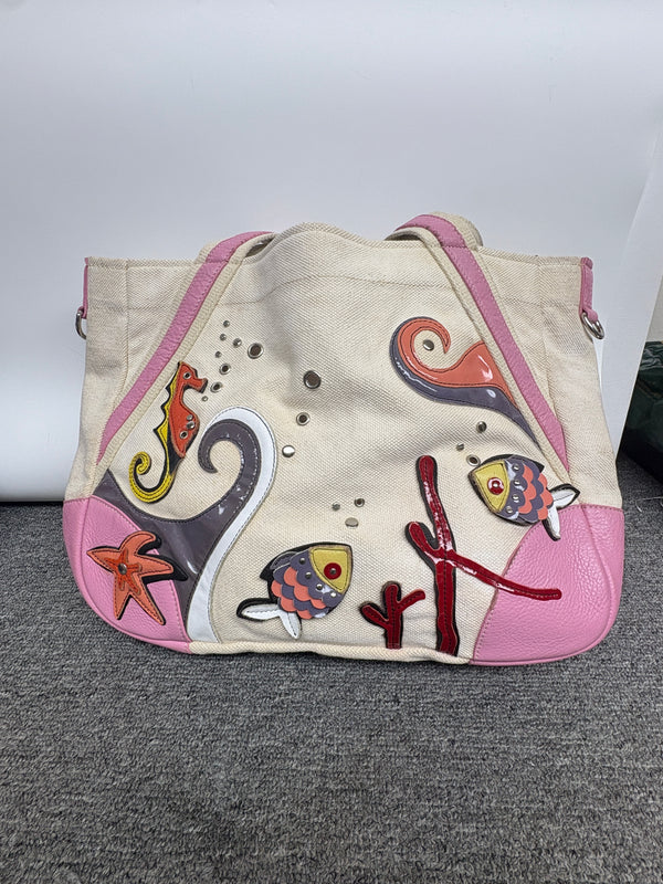 Pre-owned Prada Canvas Arty Tote