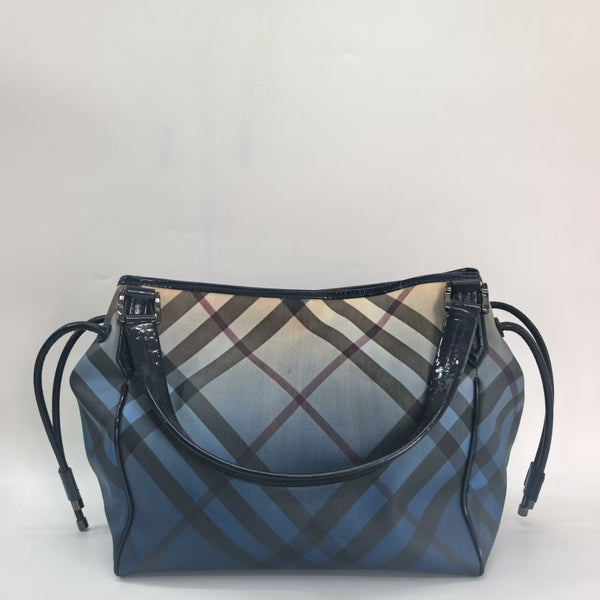 Pre-owned Burberry Tartan Checkers Tote