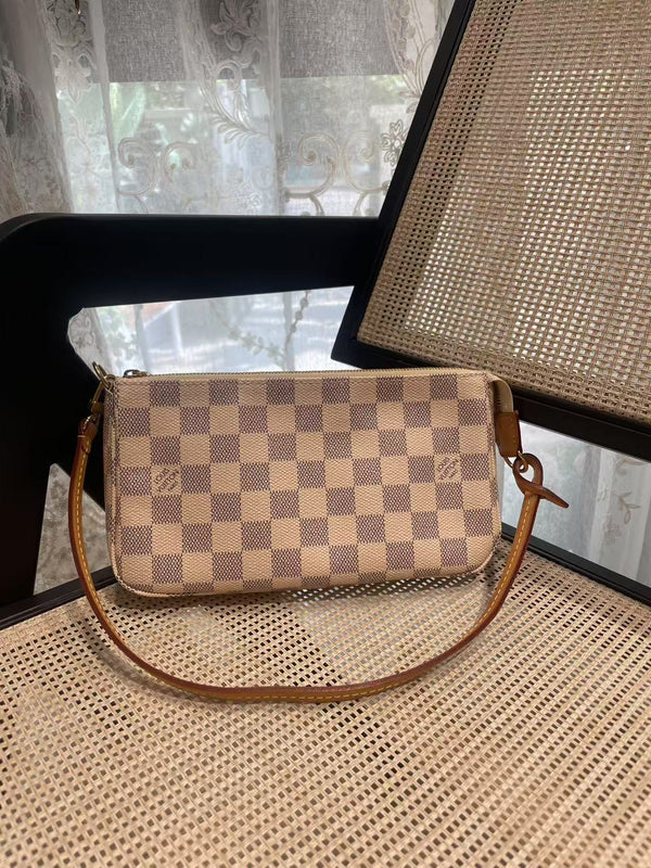 Pre-owned Louis Vuitton Pochette Accessoires NM Damier