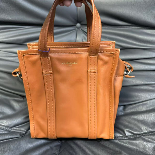 Pre-owned Balenciaga Bazar Tote Leather Calfskin