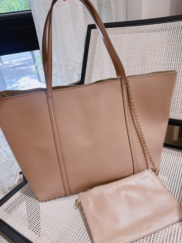 Pre-owned Dolce&Gabbana Beige Calfskin Tote