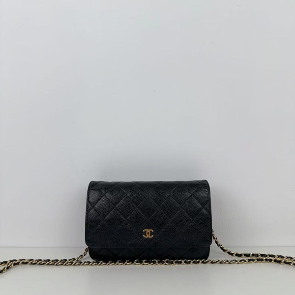 Pre-owned Chanel Classic Flap Black Caviar Crossbody