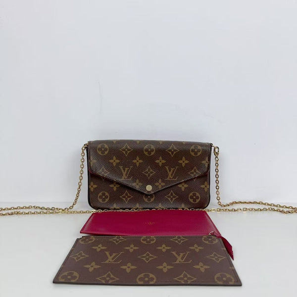 Pre-owned Louis Vuitton Pochette Felicia 3 in 1 Crossbody