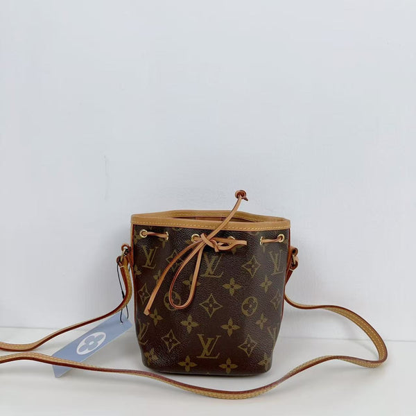 Pre-owned Louis Vuitton Nano Neo Monogram Bucket Crossbody