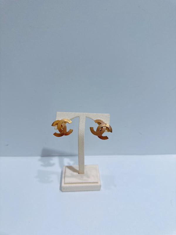 Pre-owned Chanel Vintage CC Earrings
