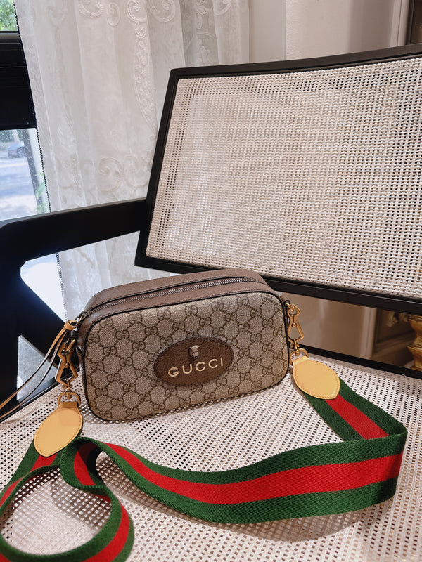 Pre-owned Gucci Neo Vintage Camera Messenger Bag GG Coated Canvas