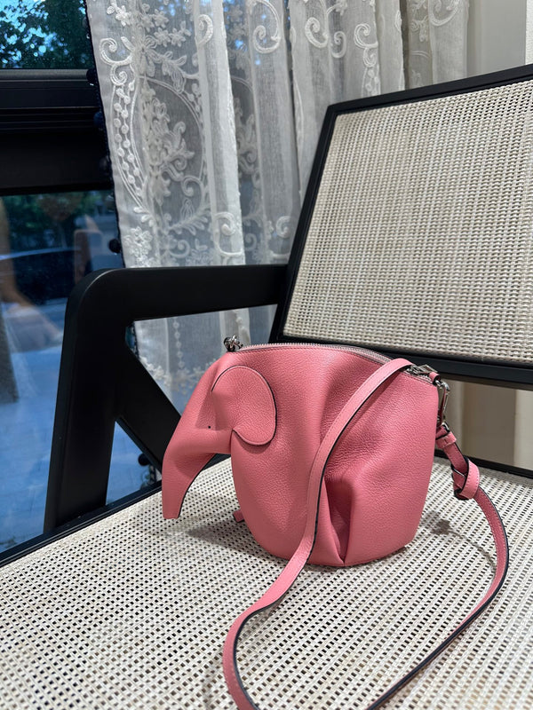 Pre-owned Loewe Elephant Crossbody Bag Leather Mini