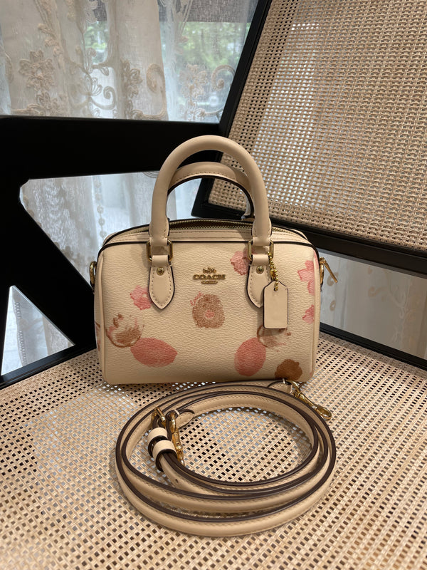 Pre-owned Coach Nano Speedy Crossbody
