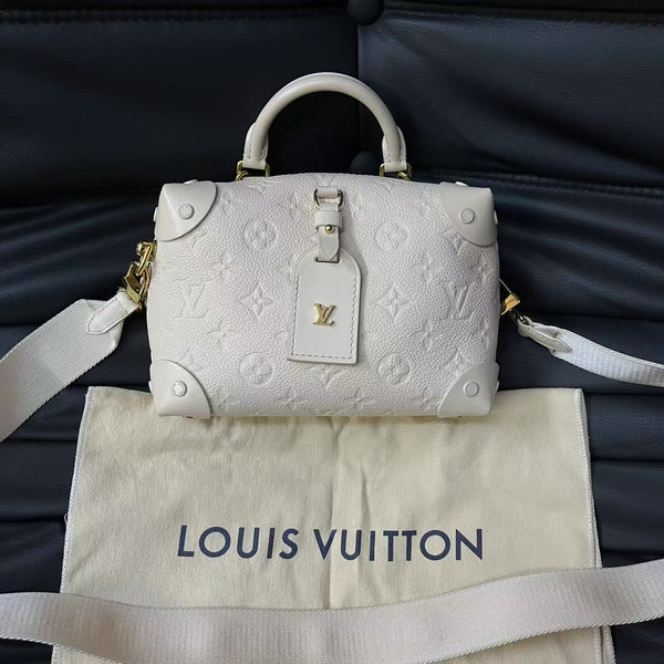 Pre-owned Louis Vuitton Peitte Malle Souple All Leather