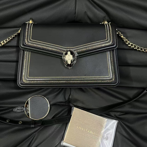 Pre-owned Bvlgari Serpenti Forever Shoulder Bag Leather Limited