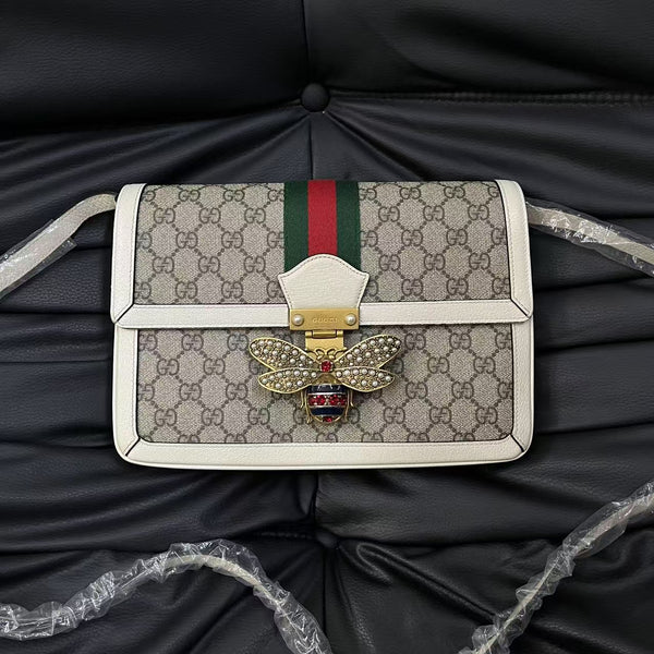 Pre-owned Gucci Queen Margret GG Canvas Crossbody