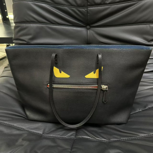 Pre-owned Fendi Black Calfskin Tote