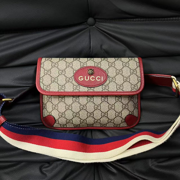 Pre-owned Gucci Spreme GG Canvas Crossbody
