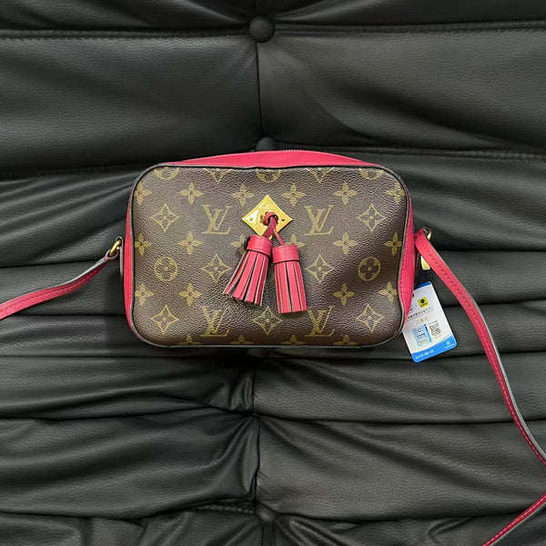 Pre-owned Louis Vuitton Saintonge Handbag Monogram Canvas with Leather
