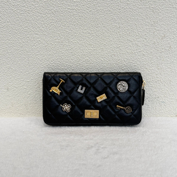 Pre-owned Chanel Stamp Limited Wallet Show Piece