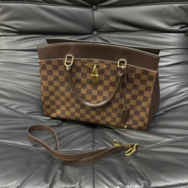 Pre-owned Louis Vuitton Rivoli Damier Ebene Handbag
