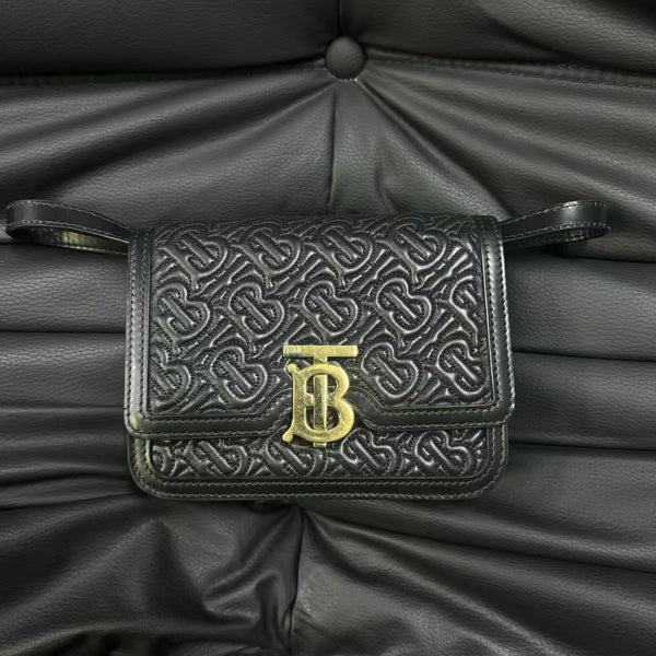 Pre-owned Burberry BT Embossed Leather Crossbody